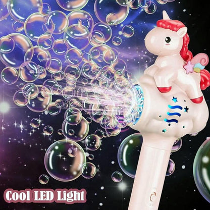 Bubble Tale Unicorn Rainbow Horse - Pink Children's Toy with Fun Bubble Feature - Ideal for Kids' Playtime