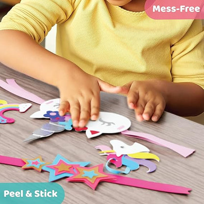 jackinthebox Unicorn Gifts for Girls | 6-in-1 Premium Craft Kit | Arts and Crafts