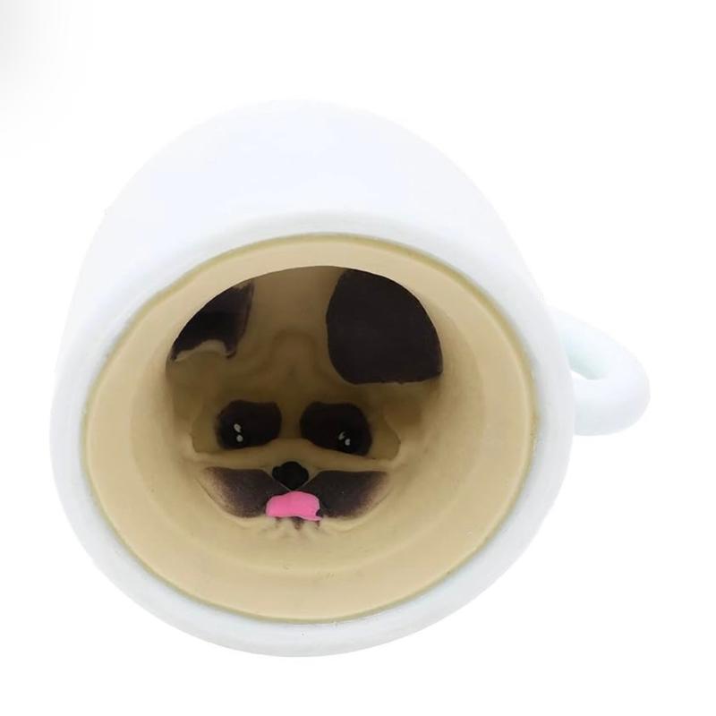 Cup Pups Pop Up Pig Squishy Squeeze Toy - Collectible Design Cups - Fun Toy for Kids