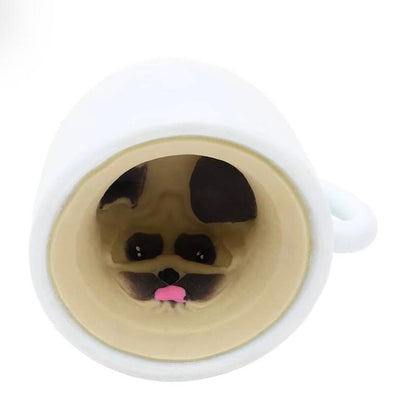 Cup Pups Pop Up Pig Squishy Squeeze Toy - Collectible Design Cups - Fun Toy for Kids