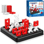 3D Tic Tac Toe Game, 4 in a Row Noughts and Crosses Game, Classic Portable Xo Chess Board Games, 2 Player Interactive Holiday Travel Family Games