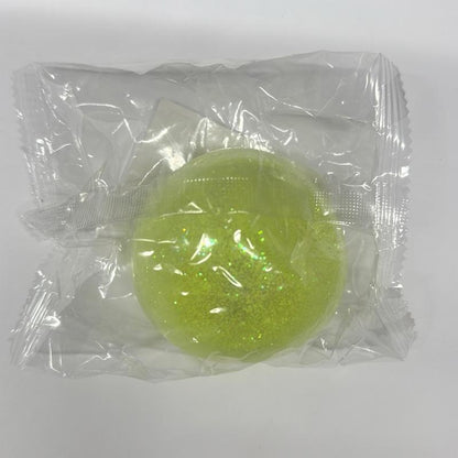Flashing light up squishy glitter ball