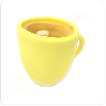 Cup Cats Pop Up Kitty Squishy Toy - 3 Colours to Collect - Fun and Adorable Cat Design in a Mug Shape